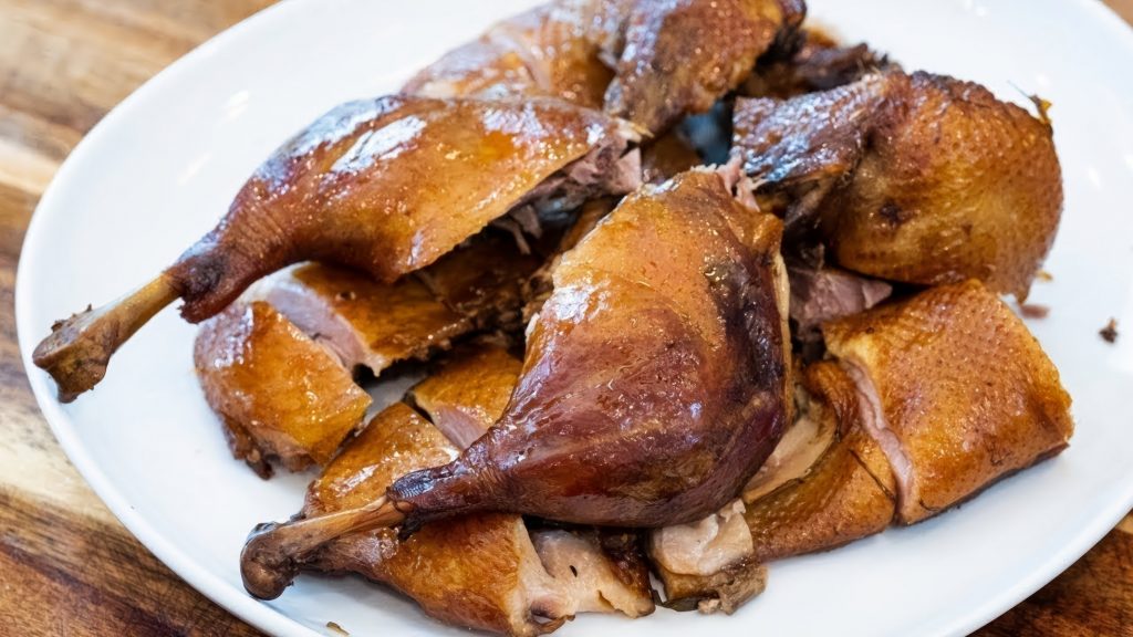Cider Can Soy-Glazed Duck
