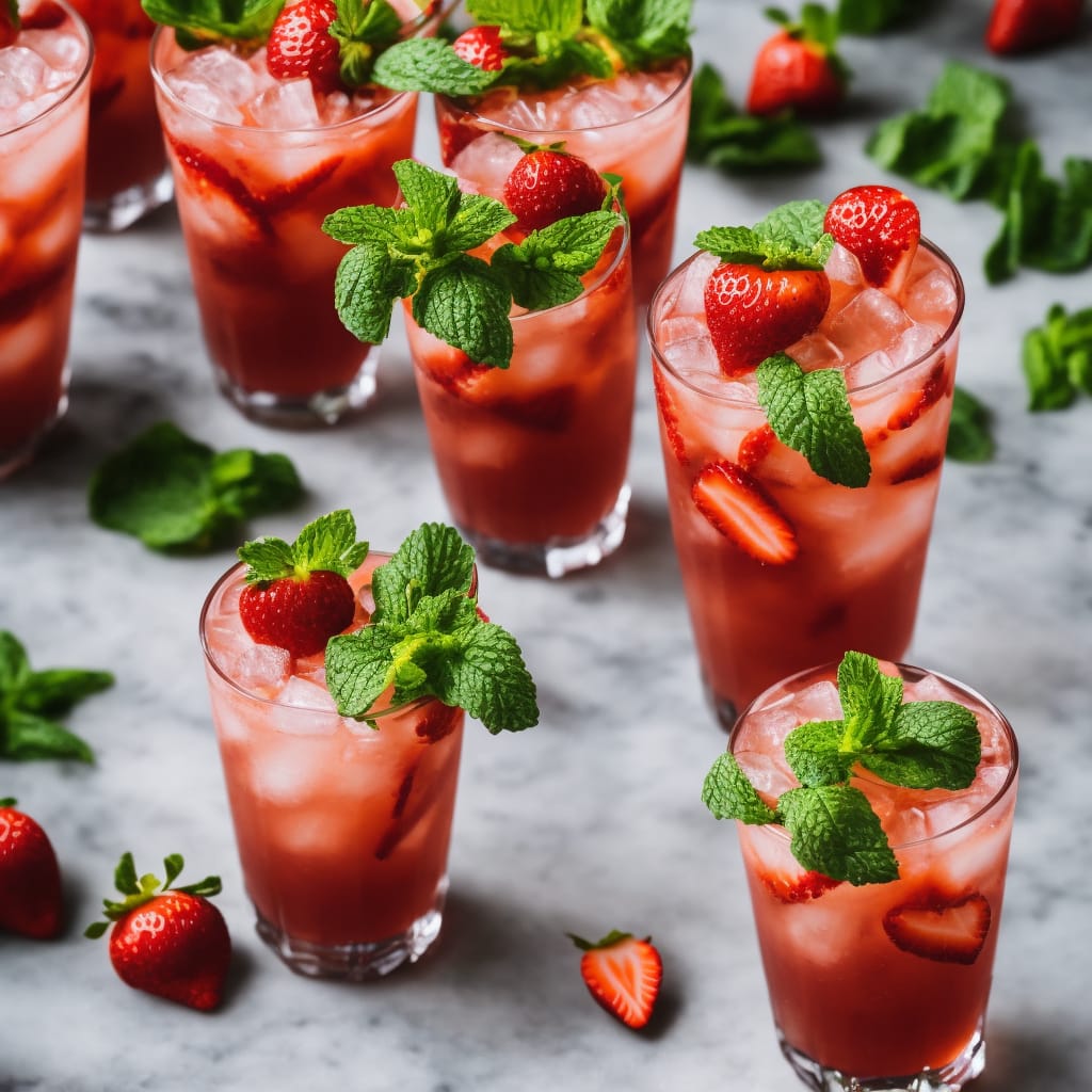 Cocktail name Strawberry Mojito