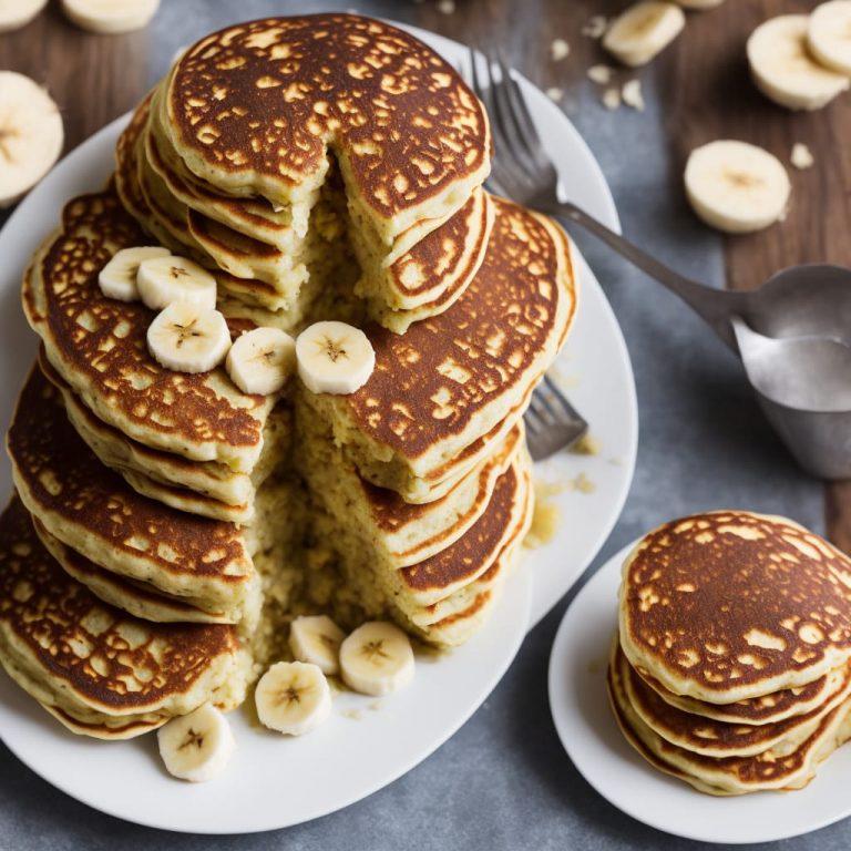 Greek Yogurt Banana Pancakes Recipe