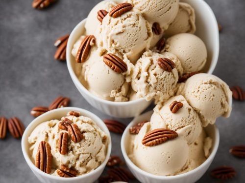 Coconut, caramel & pecan dairy-free ice cream