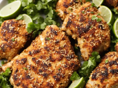 Coconut-Crusted Lime Chicken