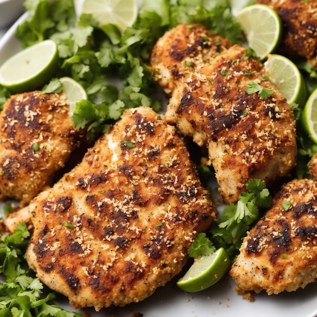 Coconut-Crusted Lime Chicken