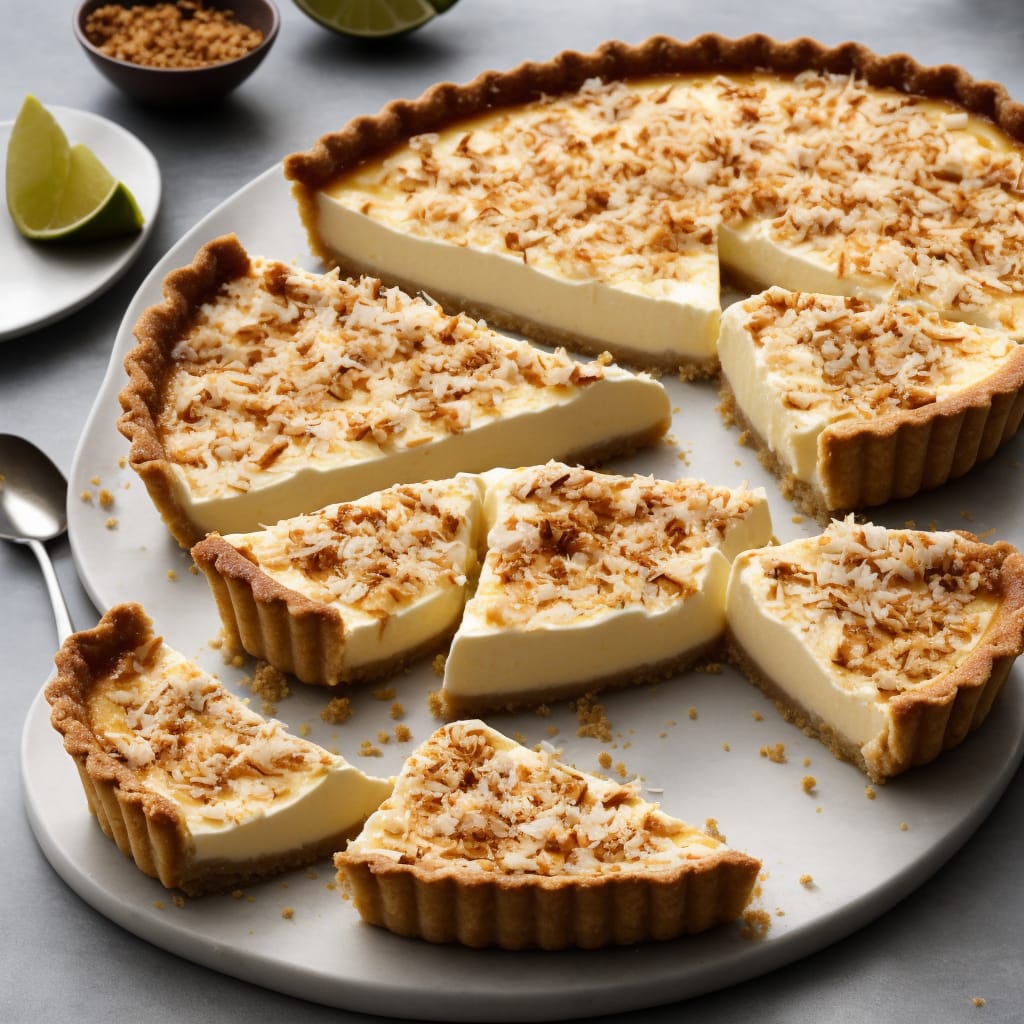 Coconut, Syrup & Lime Tart
