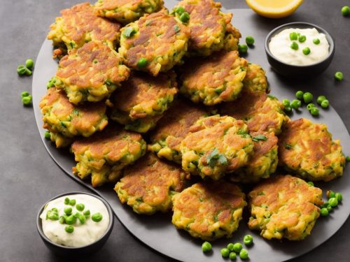 Cod & pea fritters