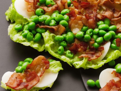 Cod with Bacon, Lettuce & Peas