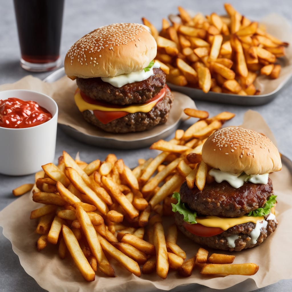 Copycat Burger and Fries Recipe
