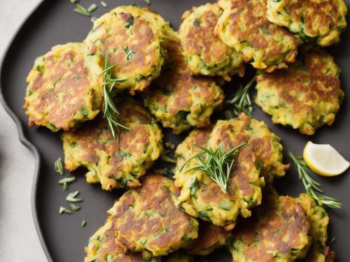Courgette fritters with tarragon aïoli
