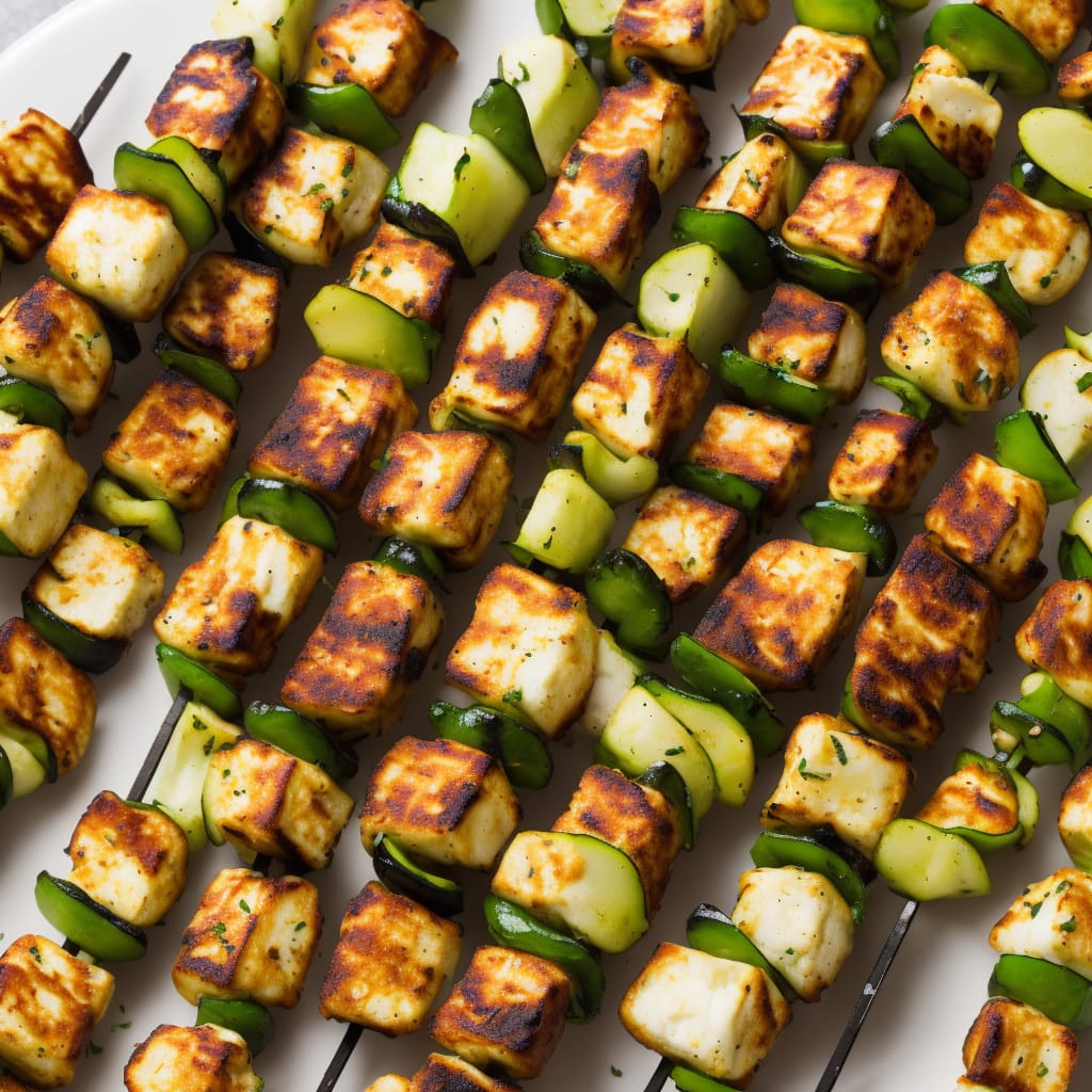 Courgette & Halloumi Skewers