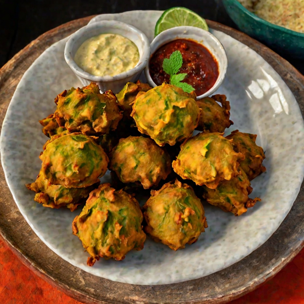 Courgette Pakoras