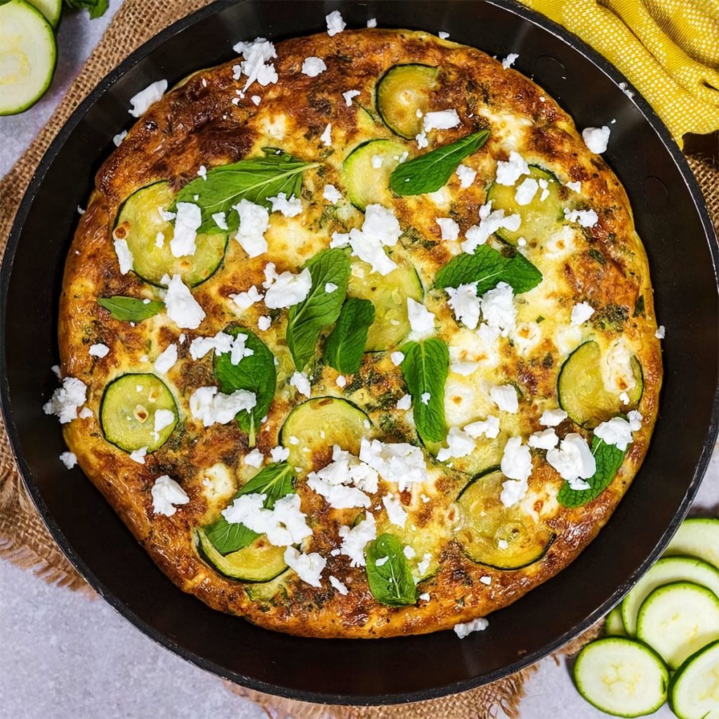 Courgette, Potato & Mint Frittata Recipe | Recipes.net