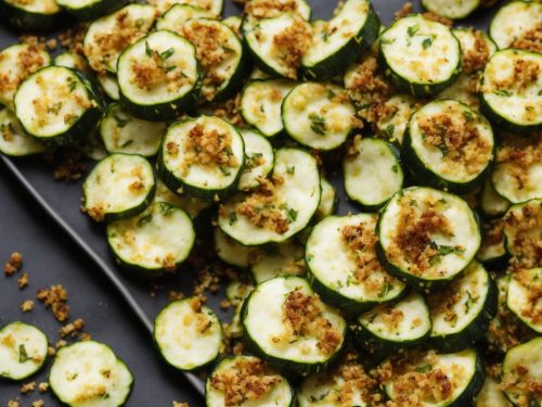Courgettes with Crisp Cheese Crumbs