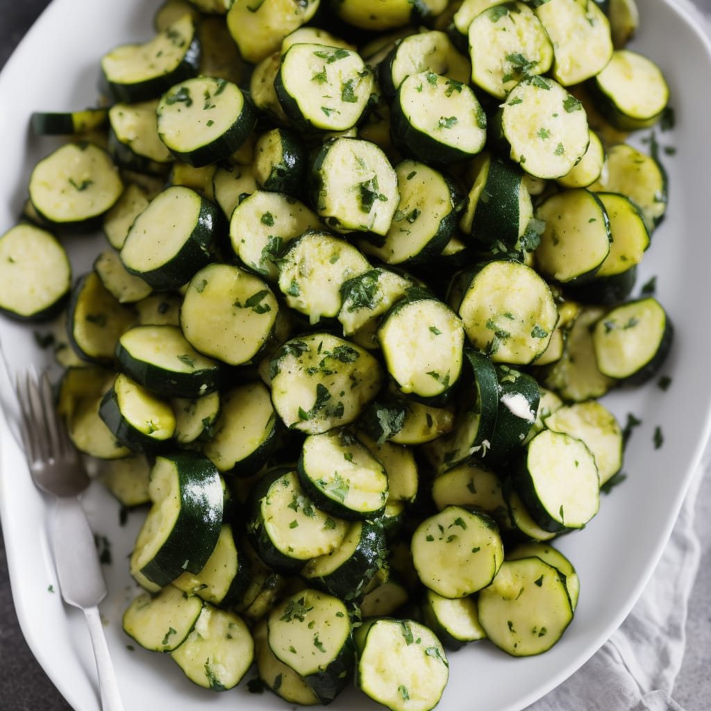 Courgettes with Mint & Ricotta