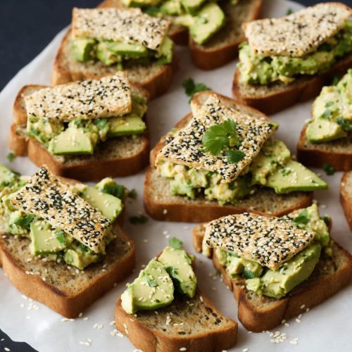 Crab & Avocado Sesame Toasts Recipe | Recipes.net