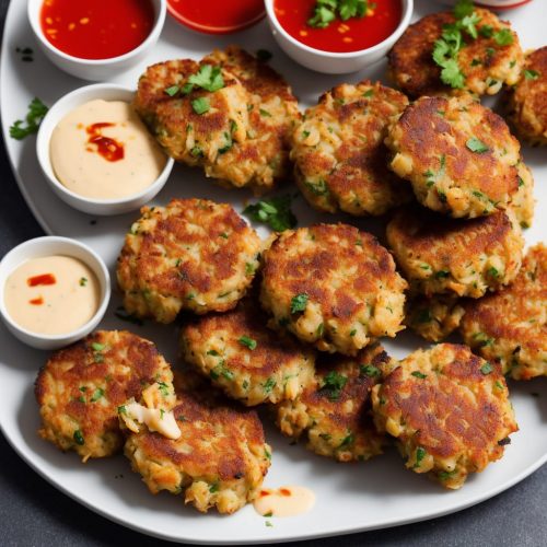 Crab Cakes with Sweet Chilli & Ginger Dipping Sauce Recipe | Recipes.net