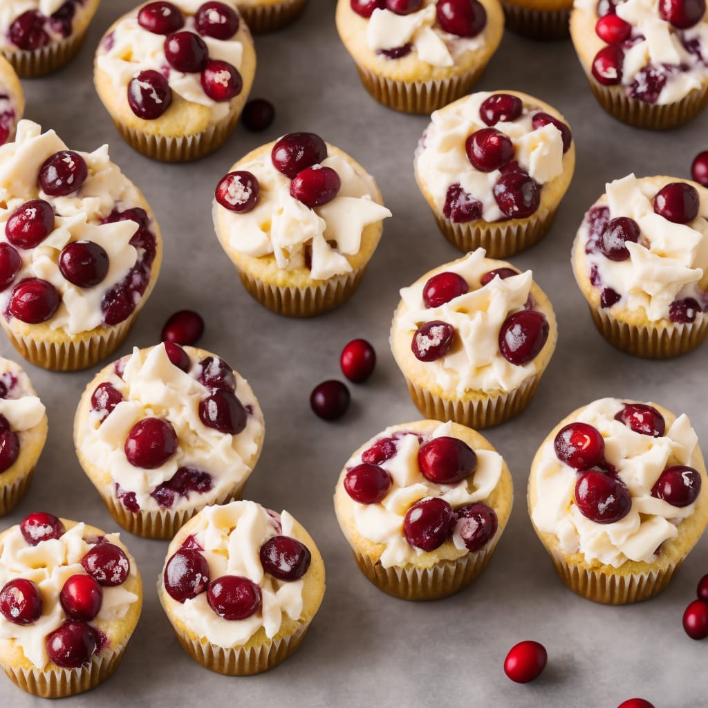 Cranberry Ripple Cheese-Cupcakes