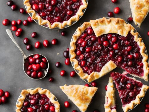 Cranberry-topped Raised Pie