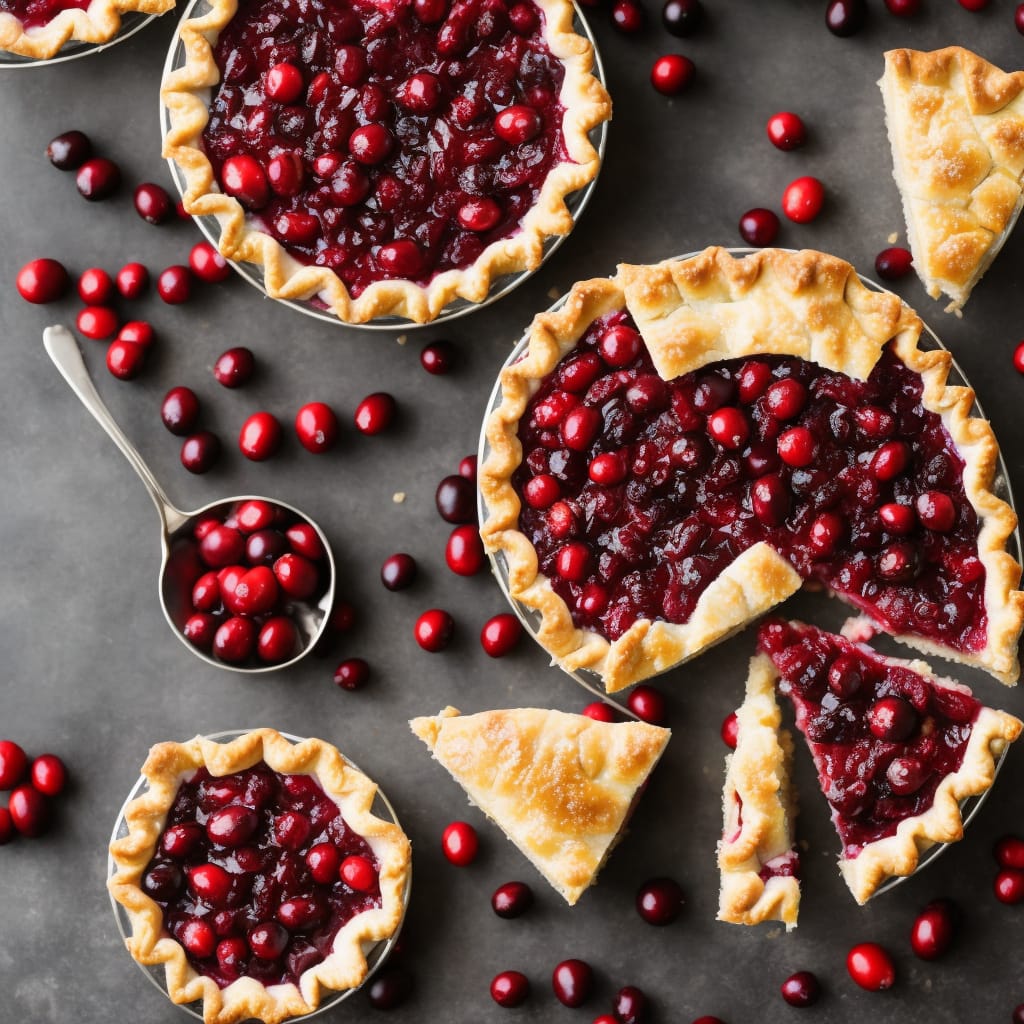 Cranberry-topped Raised Pie