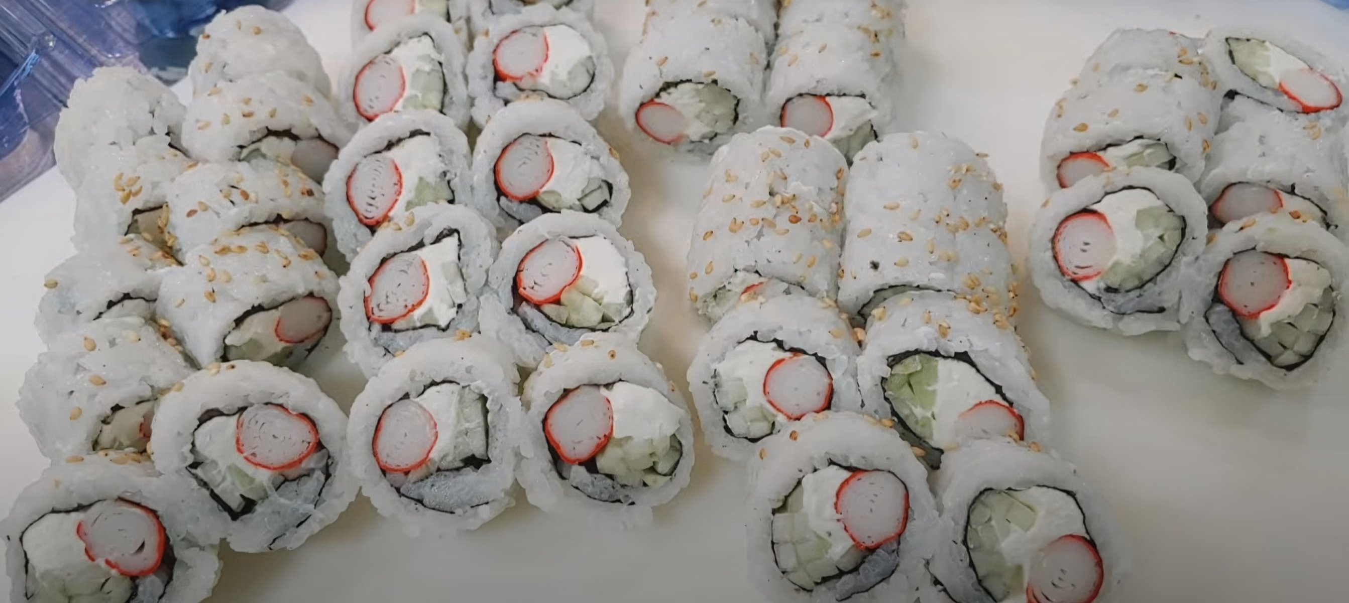 Cream Cheese and Crab Sushi Rolls Recipe