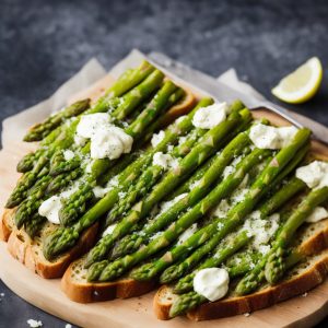 Creamed Asparagus on Toast