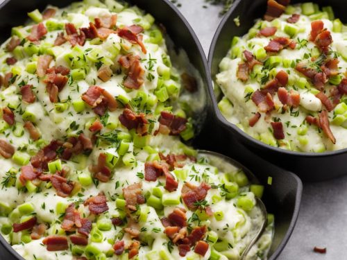 Creamed Leeks with Bacon & Thyme