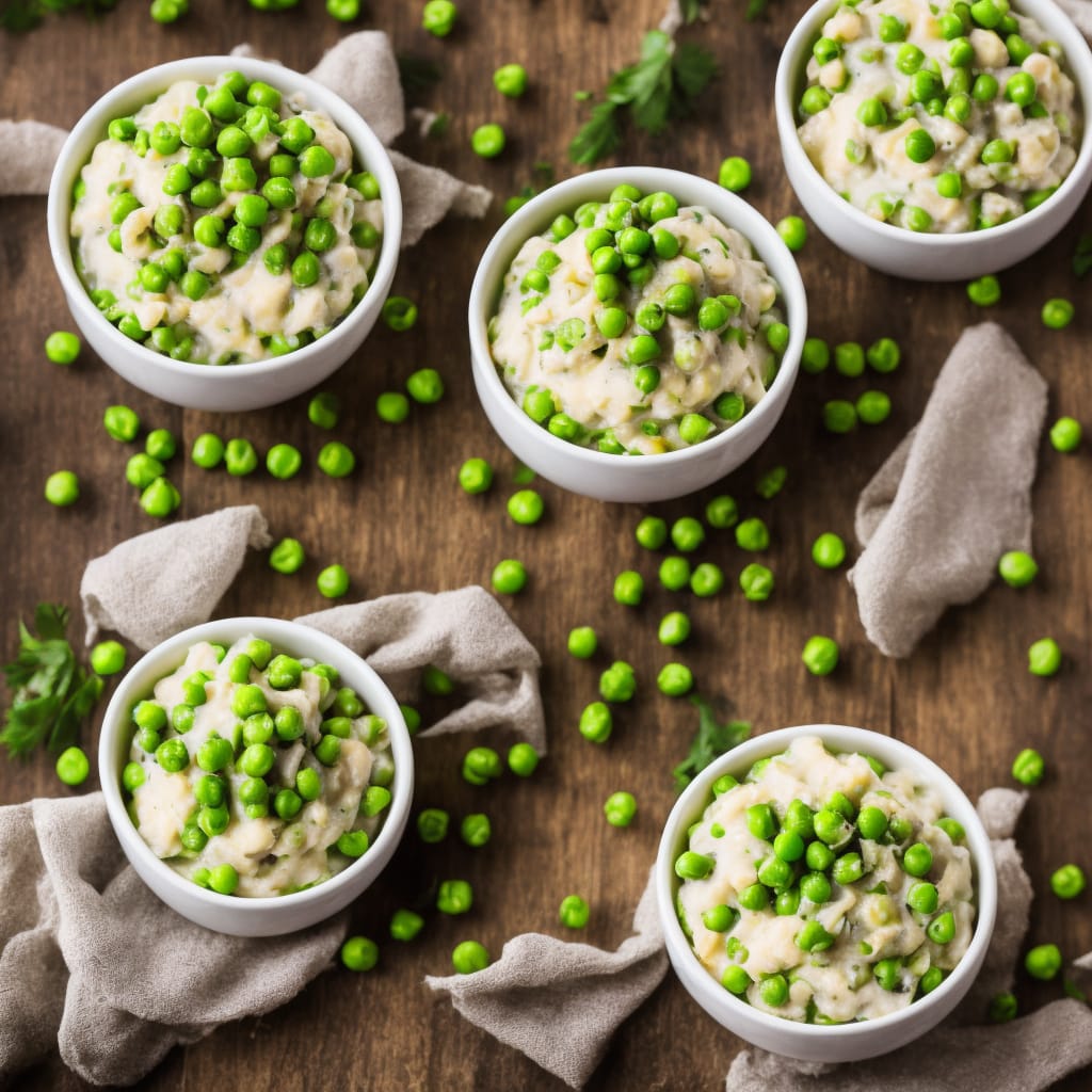 Creamed Onions and Peas Recipe