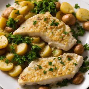 Creamy Baked Haddock & Tatties