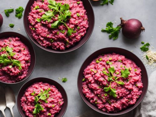 Creamy Beetroot Risotto