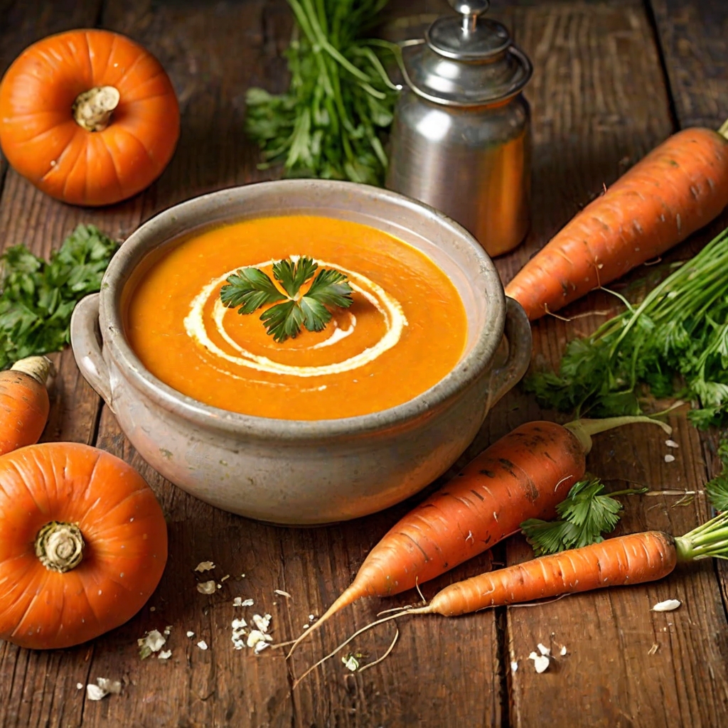 Creamy Carrot Soup Recipe 