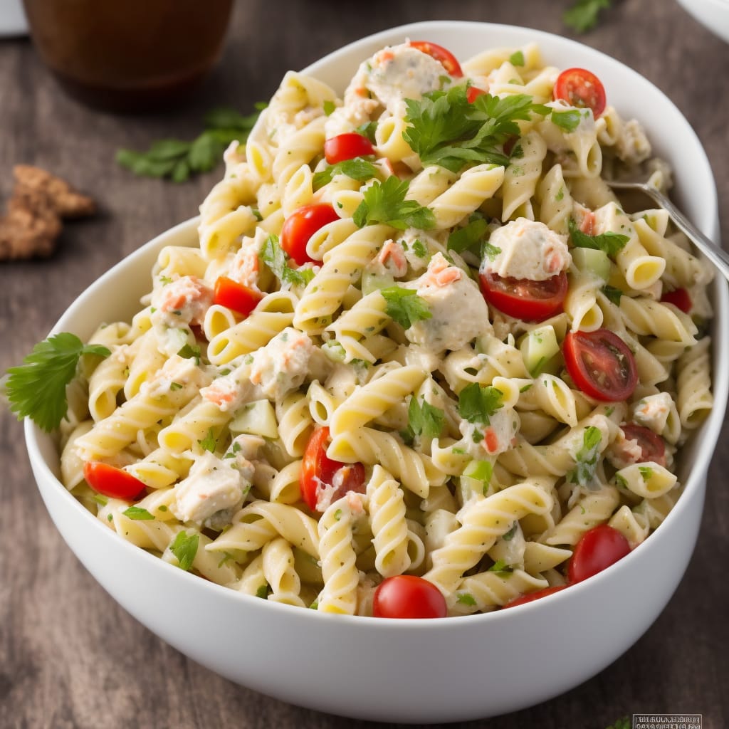 Creamy Crab and Pasta Salad Recipe Recipe | Recipes.net