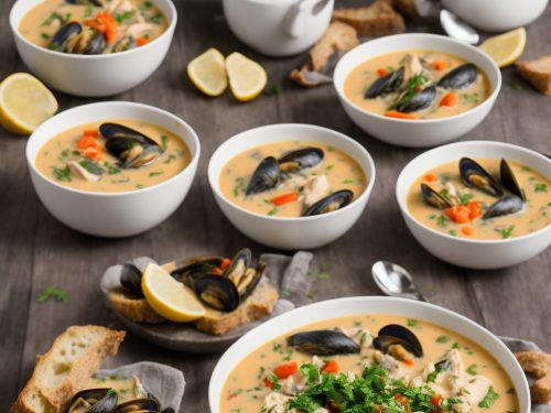 Creamy Fish & Mussel Soup