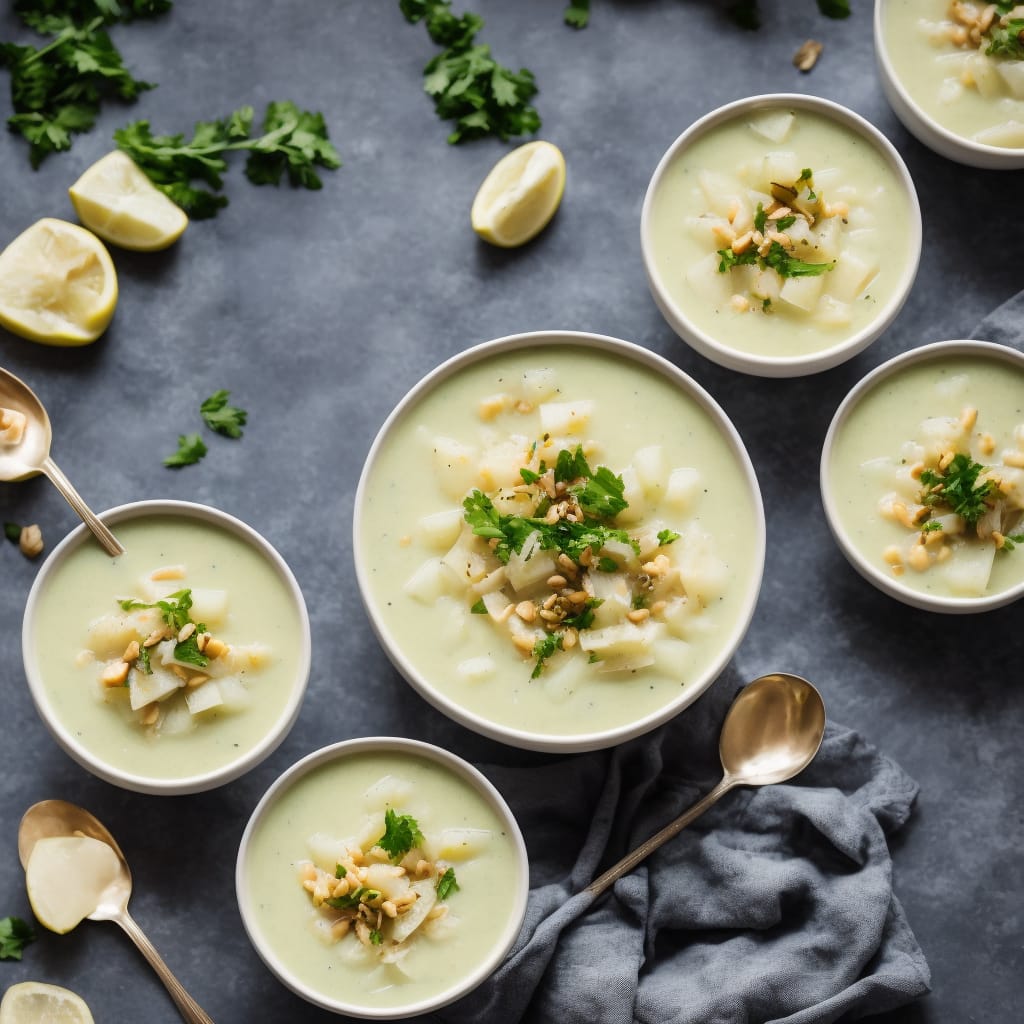 Creamy Kohlrabi Soup