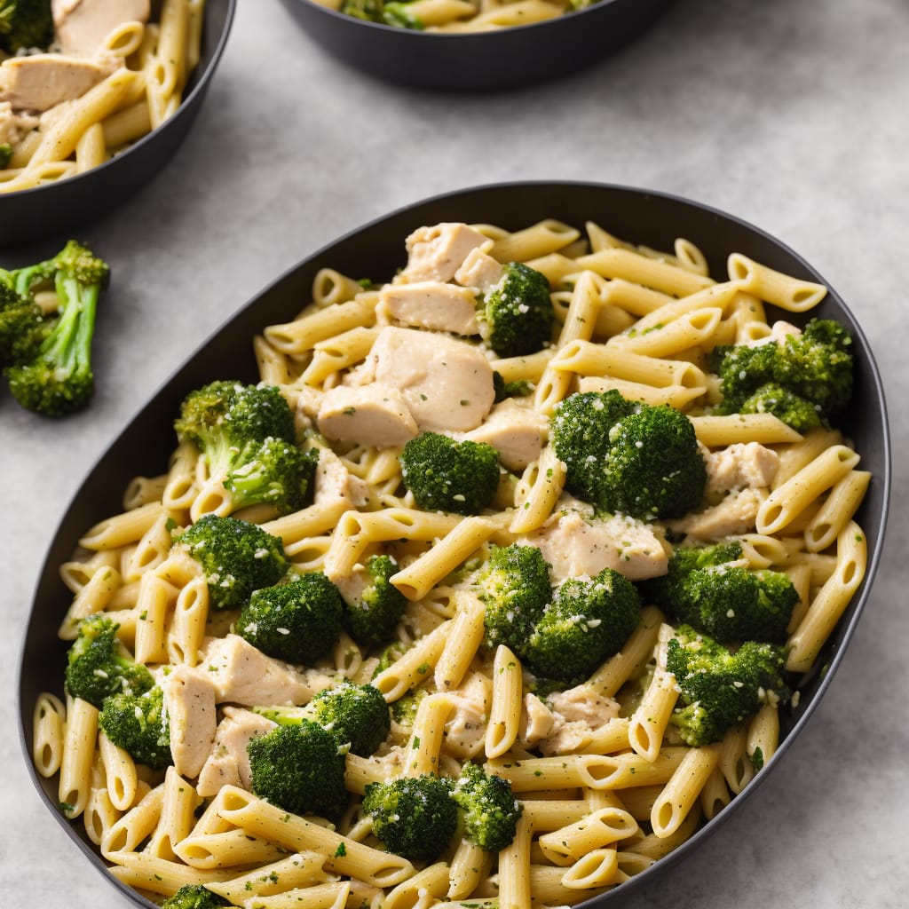 Creamy one-pan chicken & broccoli pasta