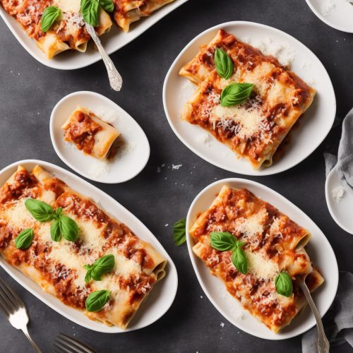 Creamy Sausage Cannelloni Recipe