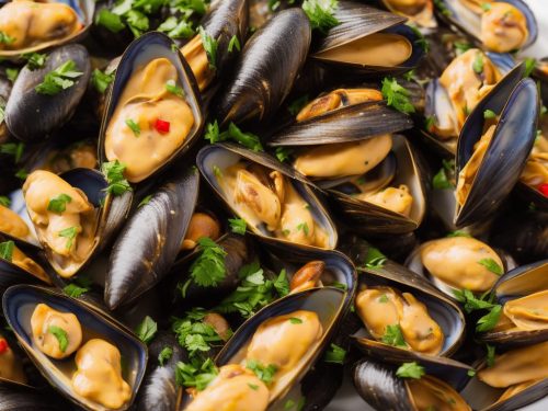 Creamy Spiced Mussels