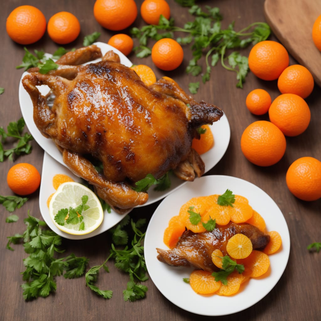 Crispy Duck with Clementines