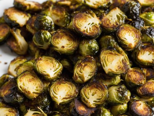 Crispy Parmesan-Crusted Roasted Brussels Sprouts