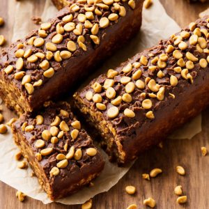 Chocolate Peanut Butter Bûche de Noël (Yule log)