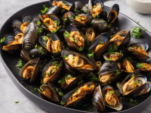 Crunchy Baked Mussels