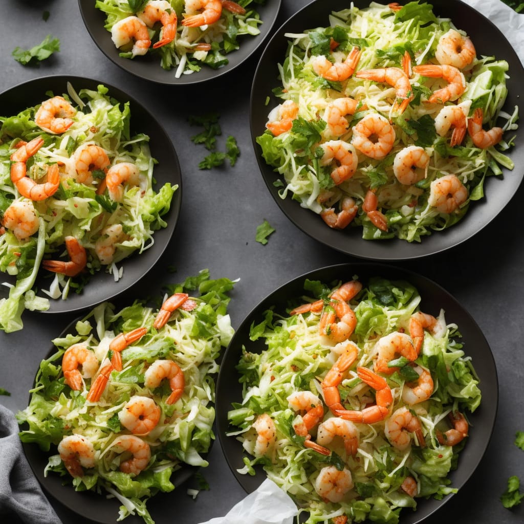 Crunchy Cabbage & Prawn Salad