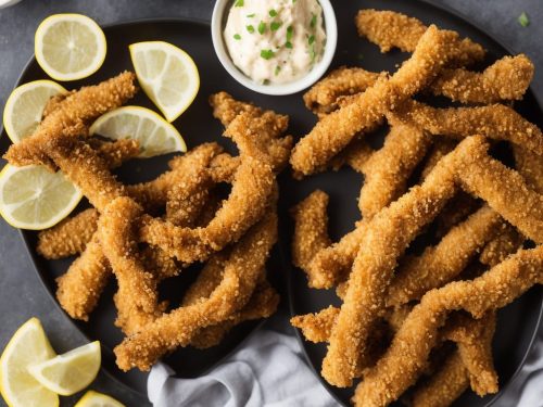 Crunchy Fish Goujons with Skinny Chips
