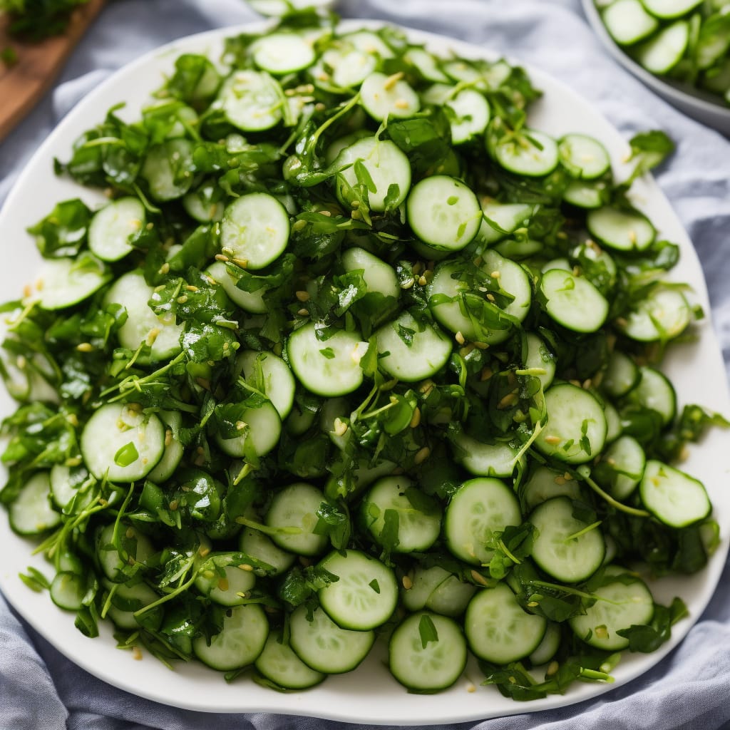 Crunchy Watercress, Cucumber & Radish Salad