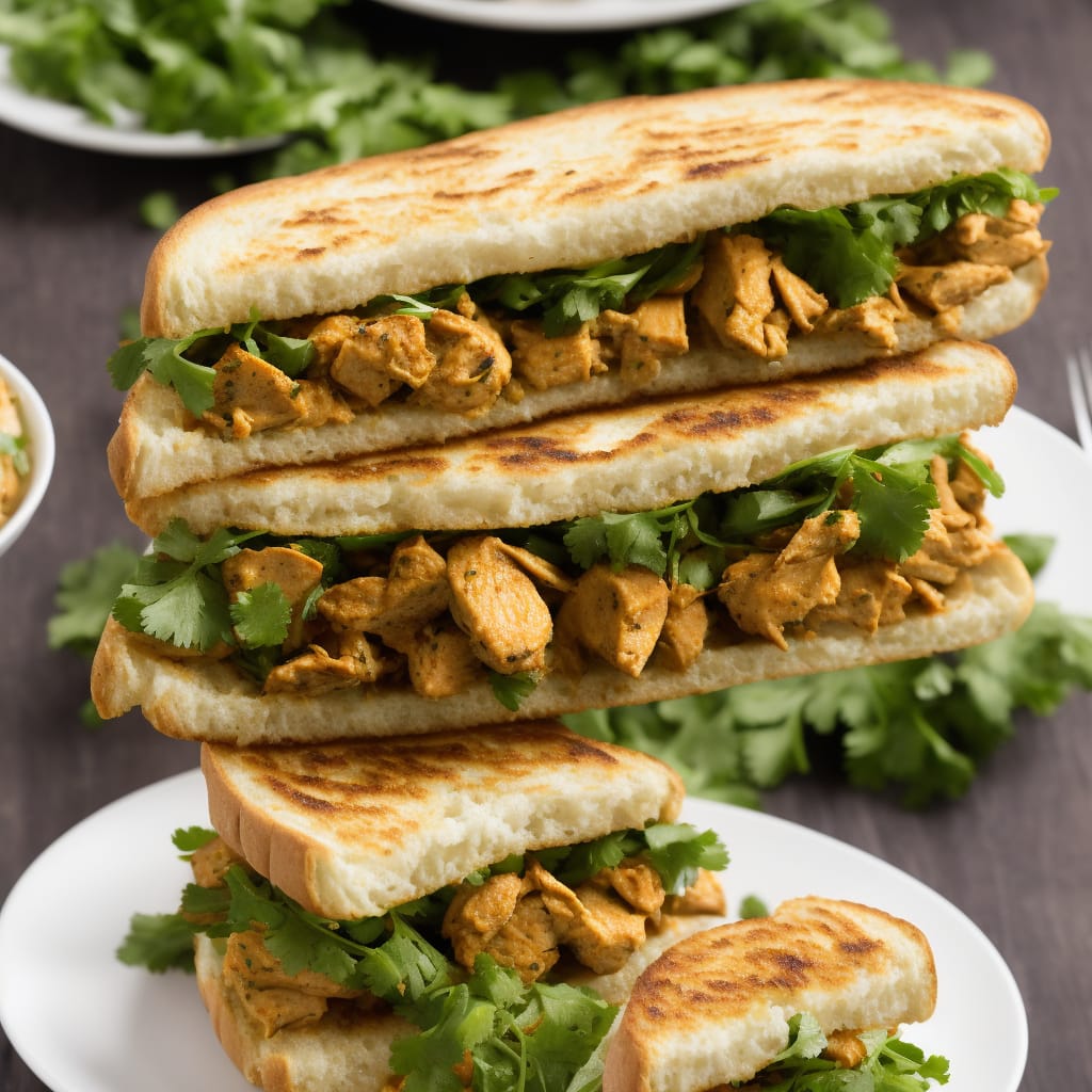 Curried Chicken Tea Sandwiches