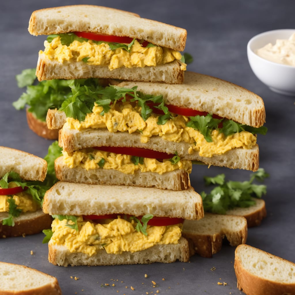 Curried Egg Mayo Sandwich Topper