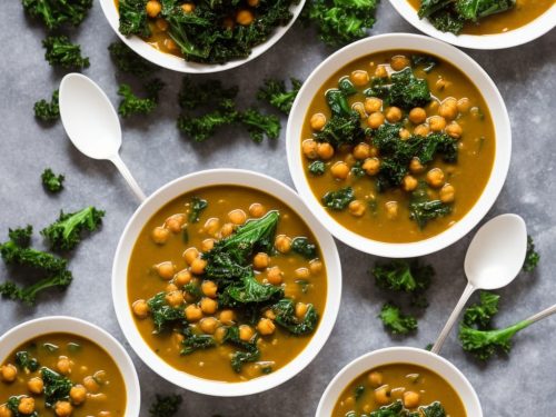 Curried Kale & Chickpea Soup