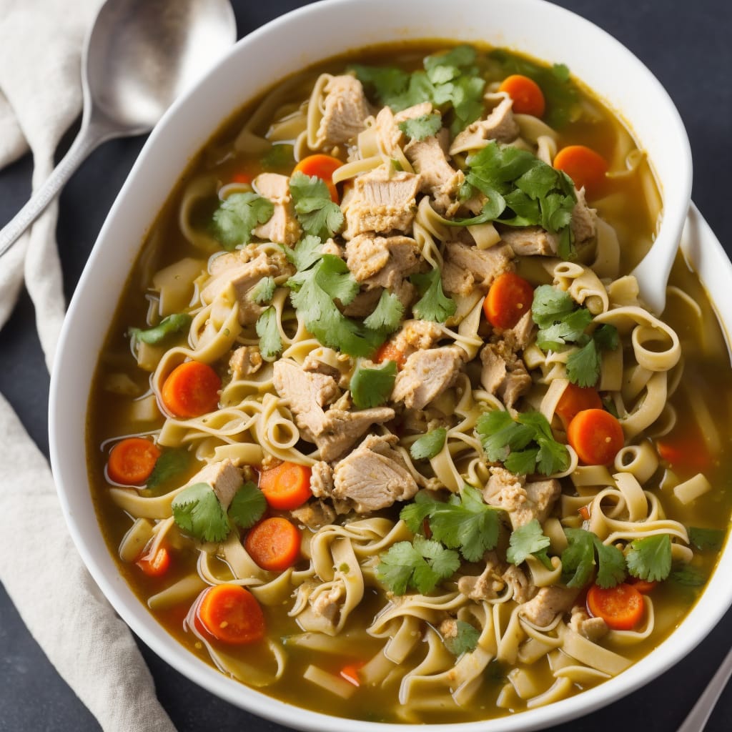 Curried Turkey Noodle Soup