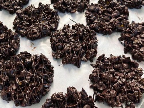 Dark Chocolate Almond Rocks Recipe