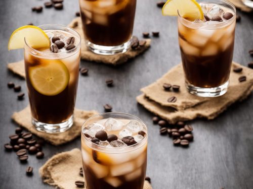 Dark & Stormy Coffee Cocktail