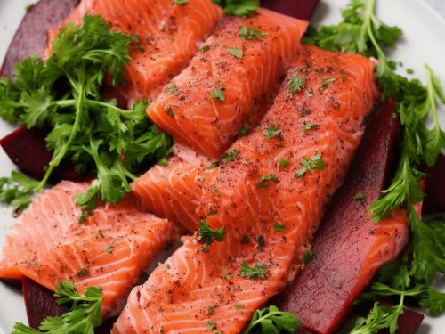 Dazzling Beetroot-Cured Salmon Recipe
