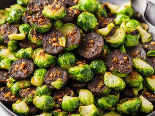 Deep-fried Brussels with Black Pudding & Apple