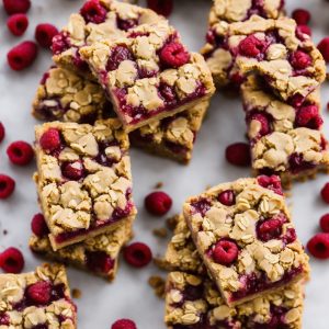 Delicious Raspberry Oatmeal Cookie Bars